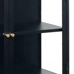 Online Wohnen 170x85x40 Metall Sideboard mit vier Glastüren - Butoaie
