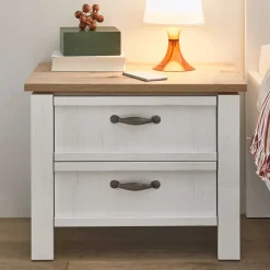 New Wohnen 62x50x41 Nachtkommode im Landhausstil - Malvissa