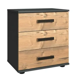 Clearance Wohnen 52x58x38 Nachtkommode in Tanne Dekor - Ardila