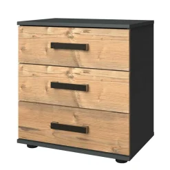 Clearance Wohnen 52x58x38 Nachtkommode in Tanne Dekor - Ardila