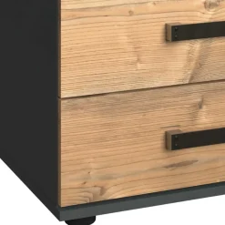 Clearance Wohnen 52x58x38 Nachtkommode in Tanne Dekor - Ardila