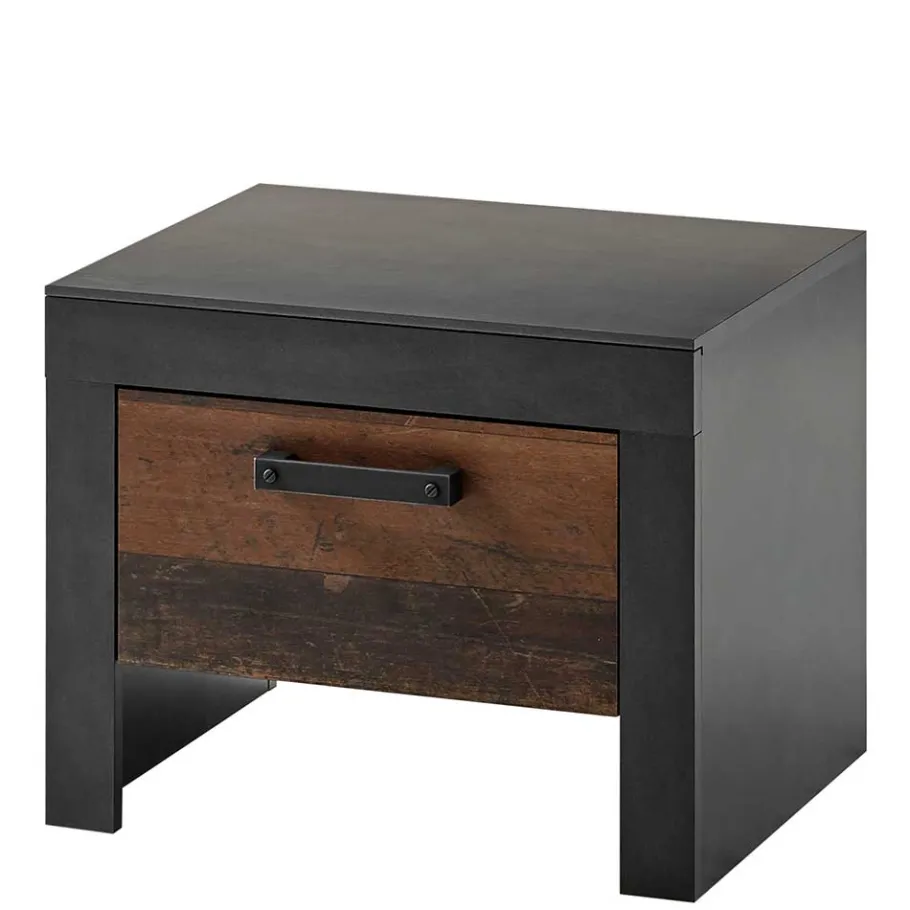 Best Wohnen 55x45x43 Nachtkommode mit Wangengestell - Timuras