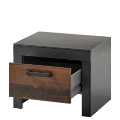 Best Wohnen 55x45x43 Nachtkommode mit Wangengestell - Timuras