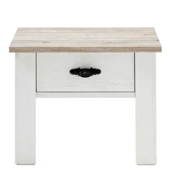 Outlet Wohnen 58x45x40 Nachtkonsole mit Schublade - Nedita