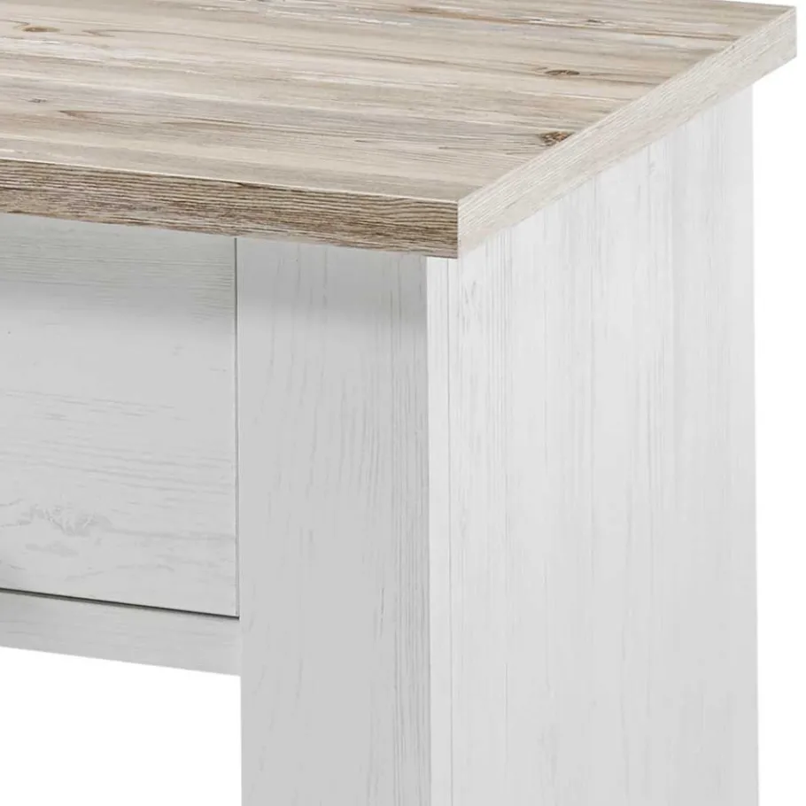 Outlet Wohnen 58x45x40 Nachtkonsole mit Schublade - Nedita