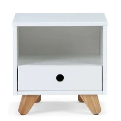 Clearance Wohnen 40x40x35 Nachtschrank mit Fach & Schublade - Kinfada
