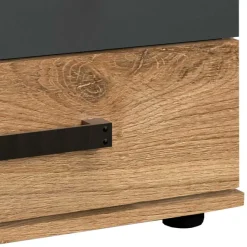 Hot Wohnen 52x40x38 Nachtschrank mit zwei Schubladen - Enegal