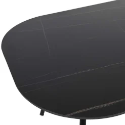 Clearance Wohnen 150x75x90 Ovaler Esstisch aus Sinterstein - Bostian