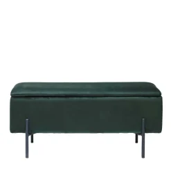 Best Wohnen 95x46x37 Polsterbank in Grün Samt - Vongura