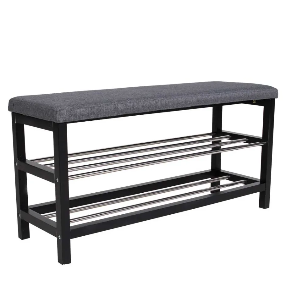 Clearance Wohnen 100x50x34 Polsterbank mit 2 Schuhablagen - Reddi