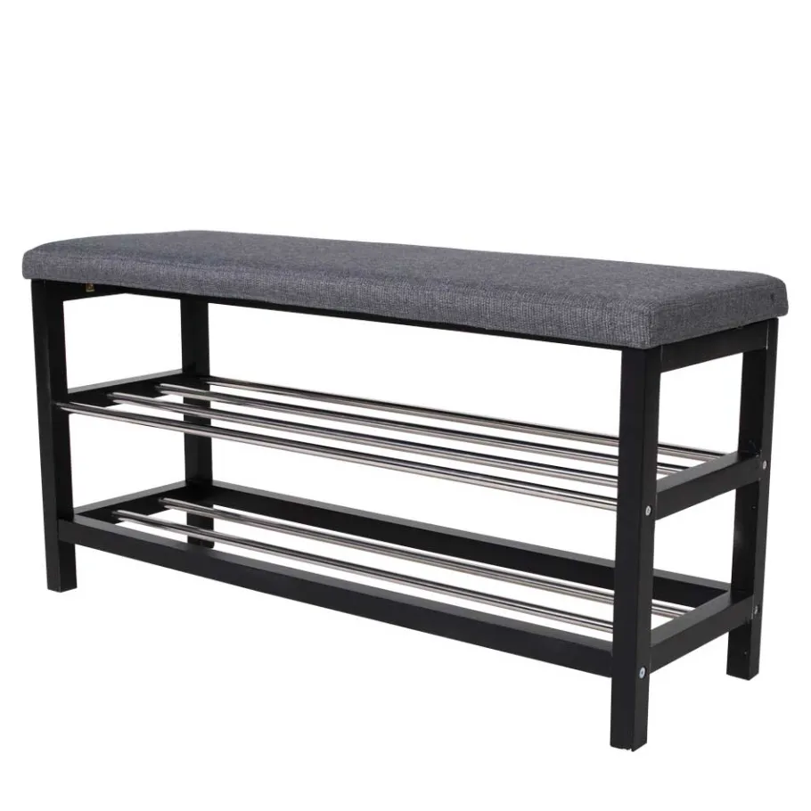 Clearance Wohnen 100x50x34 Polsterbank mit 2 Schuhablagen - Reddi