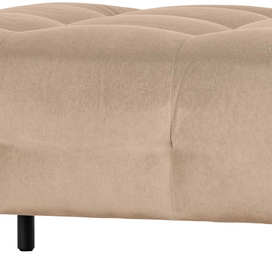 New Wohnen 90x45x90 Polsterhocker in Cremefarben - Leoniara