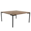 Wohnen 90x45x90 Quadrat Couchtisch aus Eiche mit Räucheröl - Ontenta