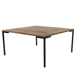 Wohnen 90x45x90 Quadrat Couchtisch aus Eiche mit Räucheröl - Ontenta