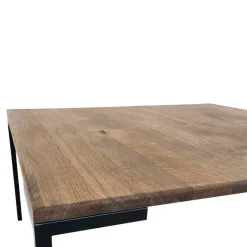 Wohnen 90x45x90 Quadrat Couchtisch aus Eiche mit Räucheröl - Ontenta