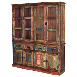 Clearance Wohnen 160x190x40 Recyclingholz Anrichte im Shabby Chic - Jamaica