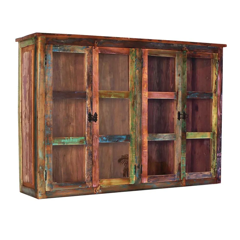 Clearance Wohnen 160x190x40 Recyclingholz Anrichte im Shabby Chic - Jamaica