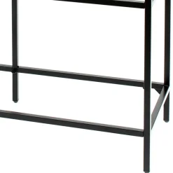 Best Wohnen 100x93x36 Regal mit drei - Glasablagen