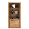 Hot Wohnen 70x141x40 Regal mit Türfach in Eiche - Nelenia