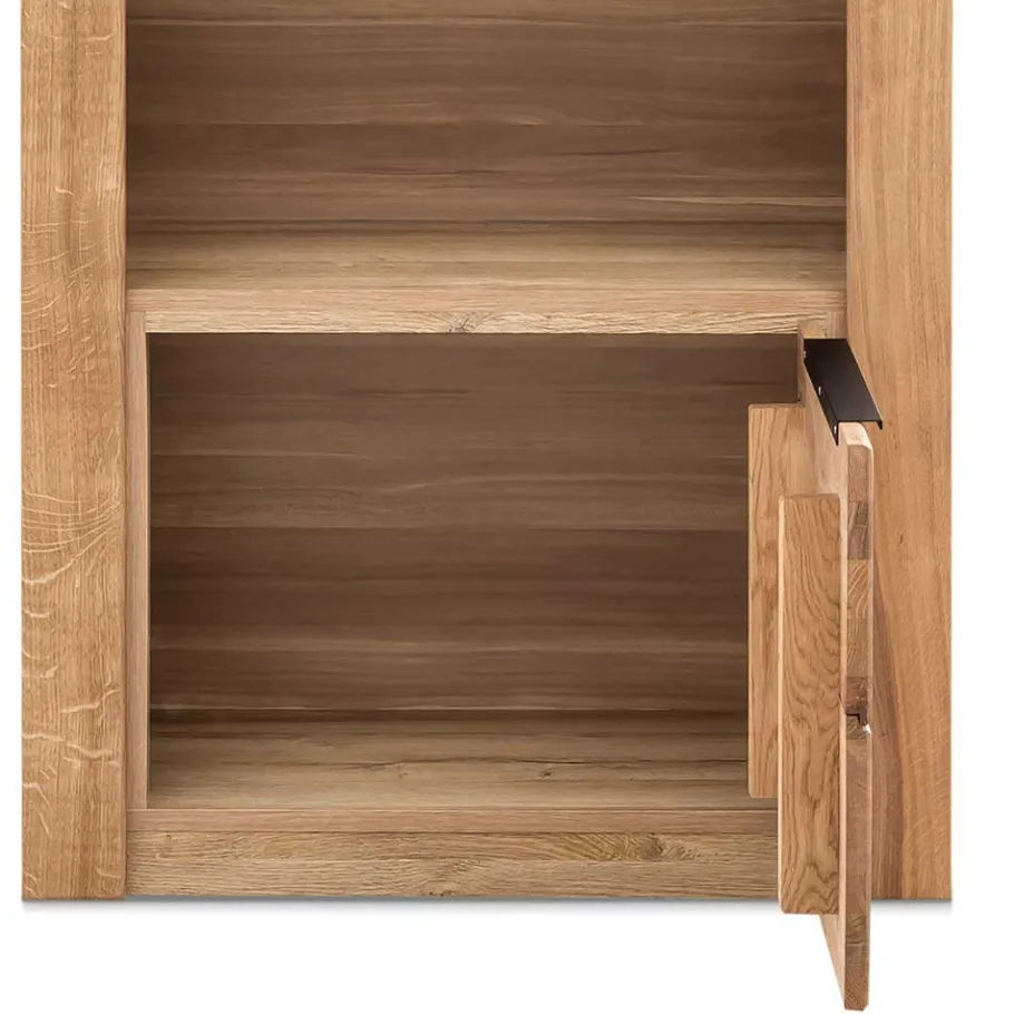 Hot Wohnen 70x141x40 Regal mit Türfach in Eiche - Nelenia