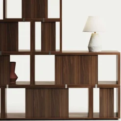 Best Wohnen 101x38x30 Regel Element in Nussbaum Furnier - Lician