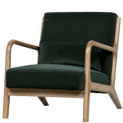 Best Wohnen 67x75x82 Retro Polstersessel mit Holzgestell - Narcissa
