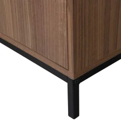 Best Wohnen 81x81x35 Retro Schrank mit Fach & 2 Türen - Bradley