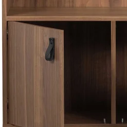 Best Wohnen 81x81x35 Retro Schrank mit Fach & 2 Türen - Bradley