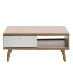 Best Wohnen 107x46x67 Scandi Couchtisch mit Stauraum - Cablos