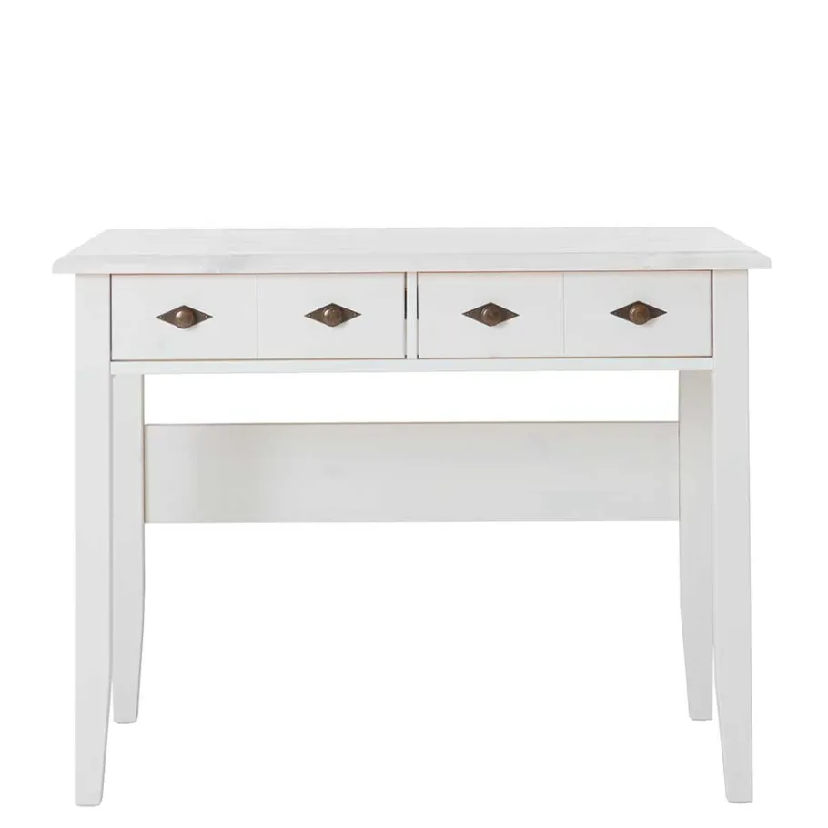 Outlet Wohnen 102x79x53 Schmaler Schreibtisch Konsolentisch - Satumare