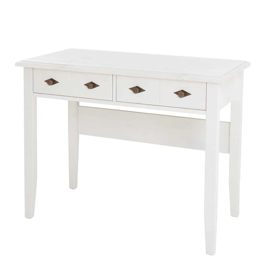 Outlet Wohnen 102x79x53 Schmaler Schreibtisch Konsolentisch - Satumare