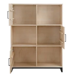 Discount Wohnen 110x140x39 Schrank mit 3 Türen & 3 Fächern - Pseino