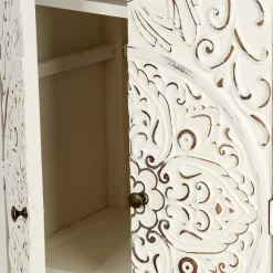 Sale Wohnen 50x121x36 Shabby Chic Schrank mit Ornament Muster - Acacio