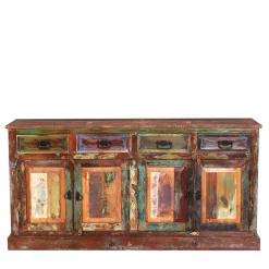 Online Wohnen 160x80x40 Shabby Chic Sideboard auf Sockel - Jamaica