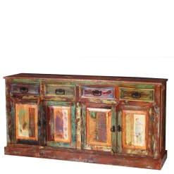 Online Wohnen 160x80x40 Shabby Chic Sideboard auf Sockel - Jamaica