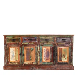 Online Wohnen 160x80x40 Shabby Chic Sideboard auf Sockel - Jamaica