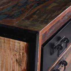 Sale Wohnen 80x96x40 Shabby Schuhschrank mehrfarbig - Ensley