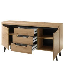 New Wohnen 160x83x40 Sideboard im Skandi Chic modern - Olcian