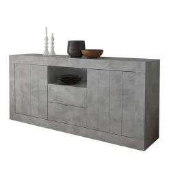 Discount Wohnen 184x86x43 Sideboard in Beton Nachbildung - Lary