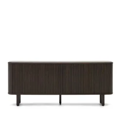 Wohnen 180x75x40 Sideboard in Schwarzbraun Esche - Tadaco