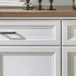 Hot Wohnen 171x102x48 Sideboard in Weiß & Eiche - Sinolita