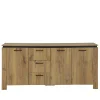Clearance Wohnen 180x86x38 Sideboard in Zinneiche Optik - Traudarian