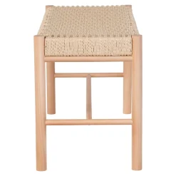 Sale Wohnen 80x45x35 Sitzbank aus Kordel Geflecht - Vanadrino