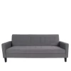 Best Wohnen 204x81x85 3-Sitzer Schlafsofa in Grau - Industry
