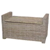 Hot Wohnen 90x51x45 Sitztruhe aus Rattan Geflecht - Oleda