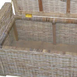 Hot Wohnen 90x51x45 Sitztruhe aus Rattan Geflecht - Oleda