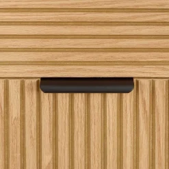 Sale Wohnen 80x113x40 Skandi Hochkommode in Eiche - Piassona