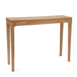 Outlet Wohnen 100x80x30 Skandi Konsoltisch aus Massivholz - Tenerife