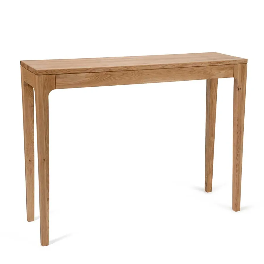 Outlet Wohnen 100x80x30 Skandi Konsoltisch aus Massivholz - Tenerife