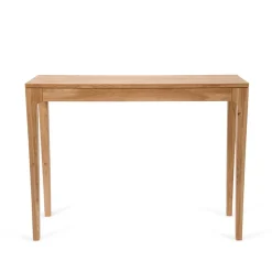 Outlet Wohnen 100x80x30 Skandi Konsoltisch aus Massivholz - Tenerife